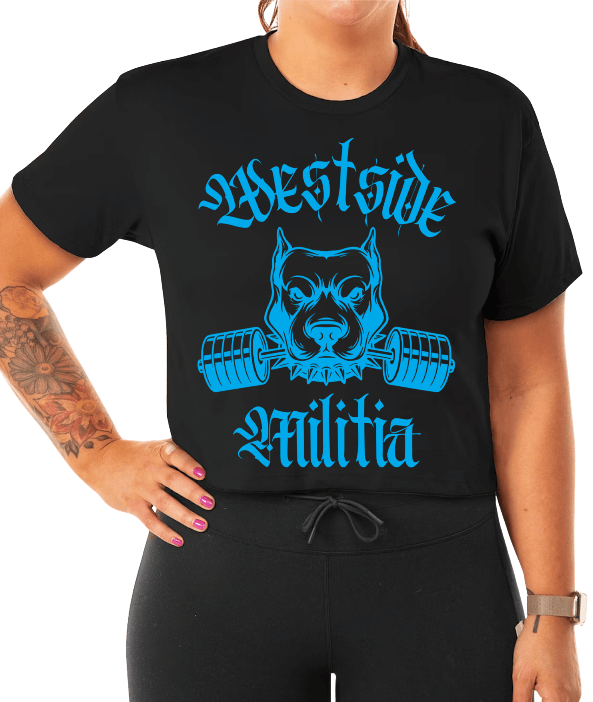 Westside Militia Premium T-Shirt (Electric Blue)