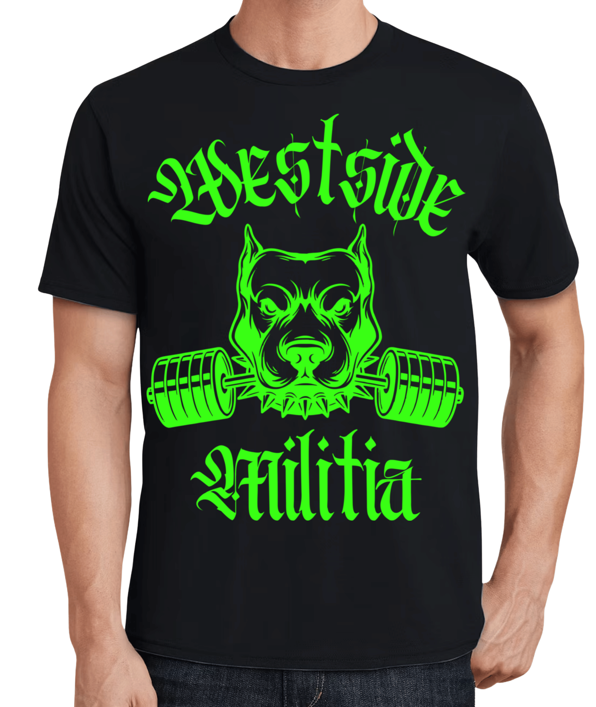 Westside Militia Premium T-Shirt (Neon Green)
